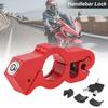 1piece Heavy Duty Adjustable Anti Theft Handlebar Lock for Motorcycles Mopeds Sports Bikes Scooters and ATVs with 2 Keys