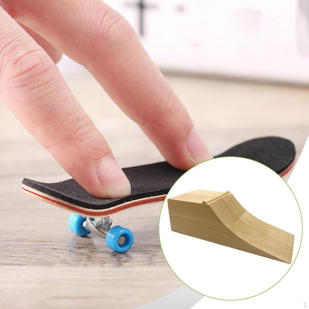 Wooden Fingerboard Ramp Accessories Ornament Multifunctional Professional Grade Improve Creativity
