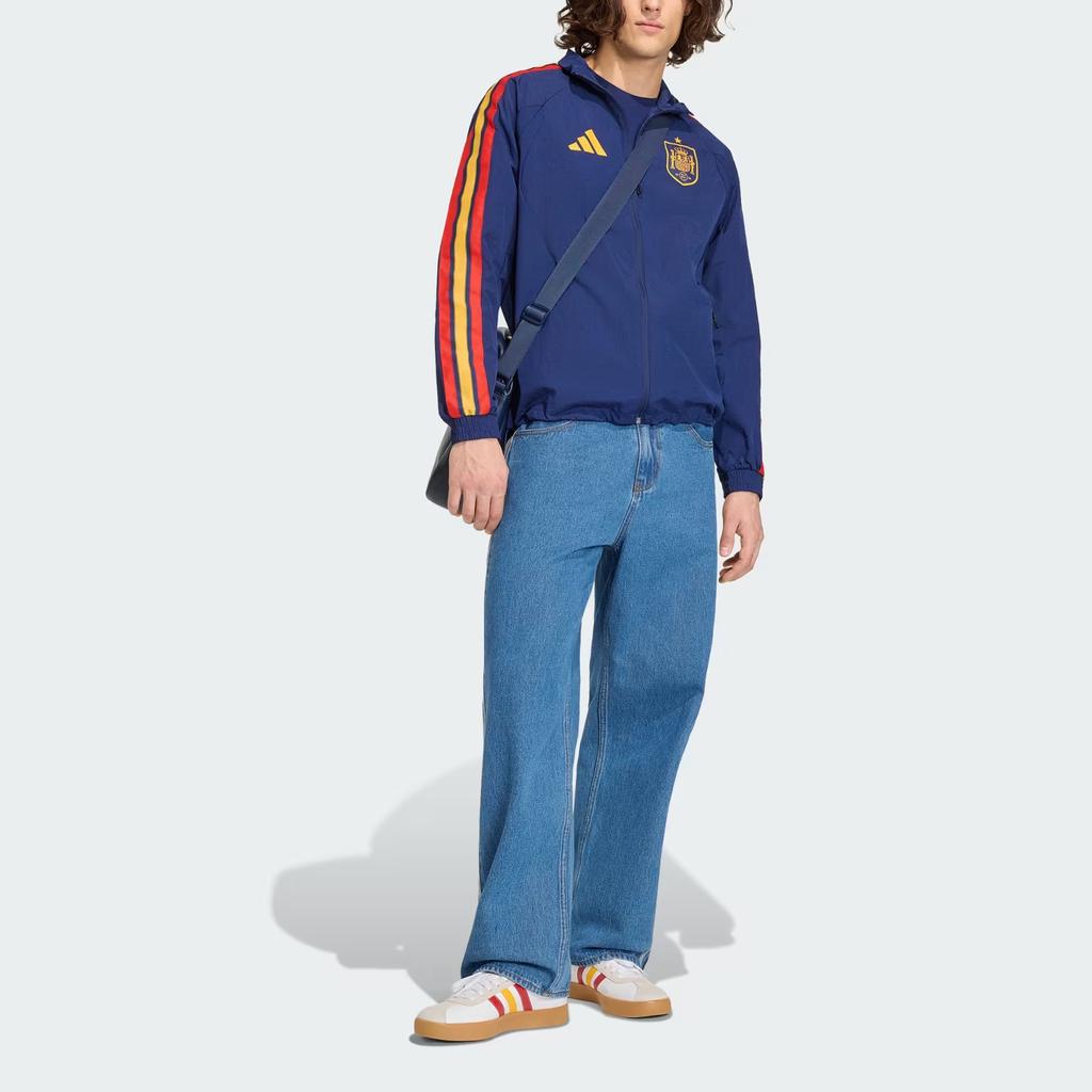 adidas Spain Home Anthem Jacket Dark Blue Men Outerwear JZ2253