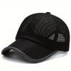 Men Women Breathable Mesh Baseball Cap Outdoor Sun Protection Fishing Trucker Hat Anti UV Sun Hat