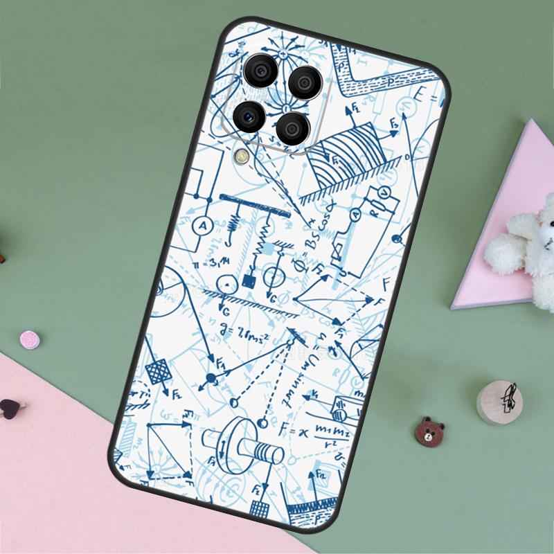 Physics Math Formula Equation For Samsung Galaxy M13 M33 M53 M16 M06 M12 M14 M15 M35 M55 M34 M54 M21 M31 M11 M32 M52 Case