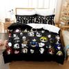 Jeff and Jane Creepypasta Bedding Set Single Twin Full Queen King Size Bed Set Adult Kid Bedroom Duvet Cover Sets 3D Print Anime