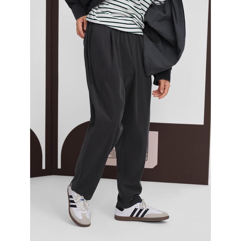 GXG Men's Corduroy Tapered Drawstring Casual Pants