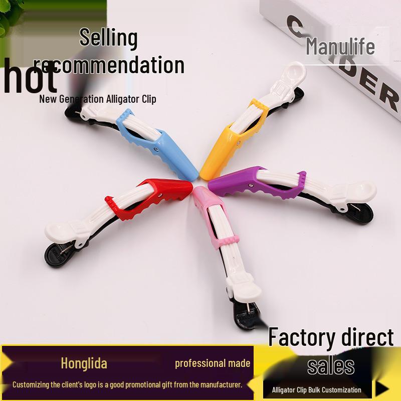New Generation Plastic Alligator Hair Sectioning Clip - Shark Design Ponytail & Bangs Clip