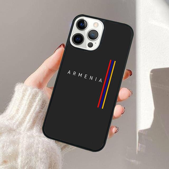 Armenien Armenier Flagge Handyhülle Für iPhone 17 Air 13 12 14 15 16 Hülle Für Apple Pro Max Plus Coque