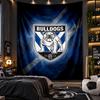Wandbehang Wandteppich Canterbury-Bankstown Bulldogs Druckstoff für Wohnzimmer Schlafzimmer Heimdekoration
