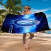 Elektrisch Blaues Neapel-Logo Strandtuch Mikrofaser-Strandtuch, Leicht und Schnelltrocknend, für Sommerreisen, Schwimmbad-Fan Geburtstagsgeschenk