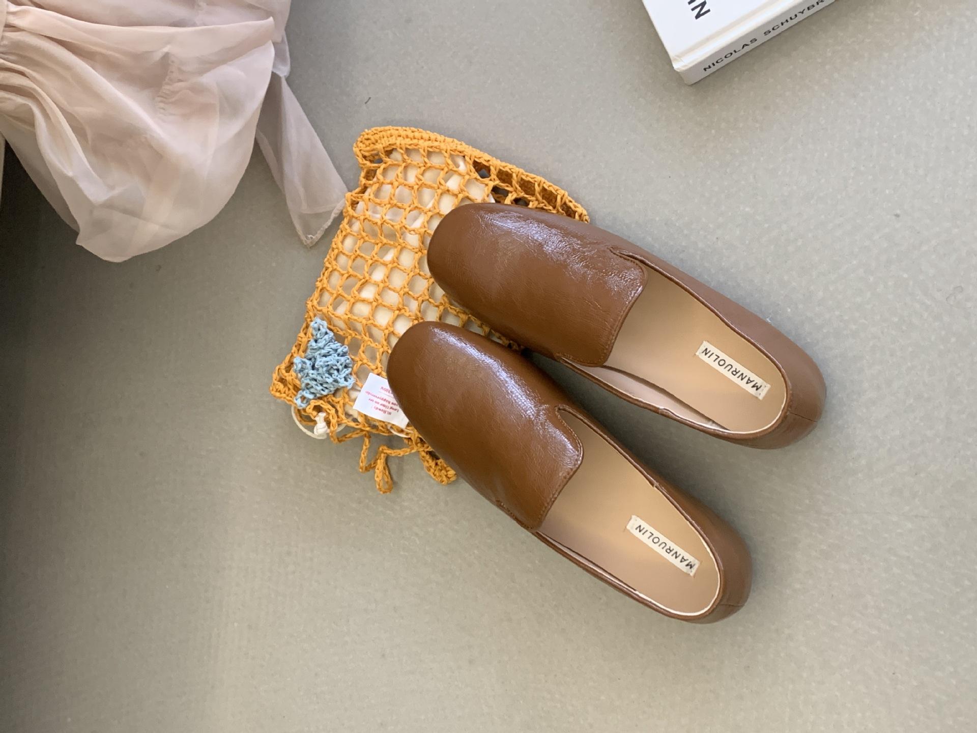 Women s Square Toe Flat Spring Casual Slip-On Easy Wear Pumps - Comfortable Casual Wear 35