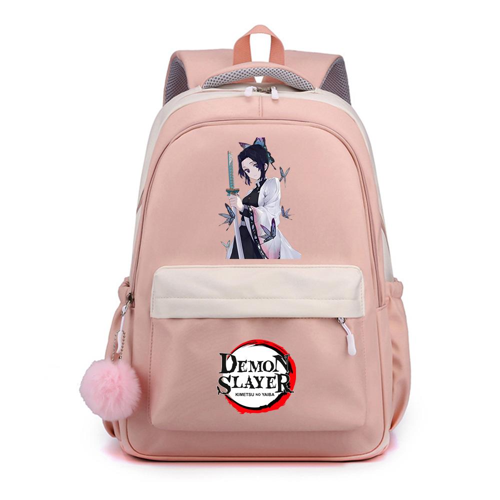 Anime Demon Slayer Printed Backpack for Teenger Student Girl Boy Schoolbag Bookbag Gift Women Large Capacity Waterproof Travel Bag Mochila