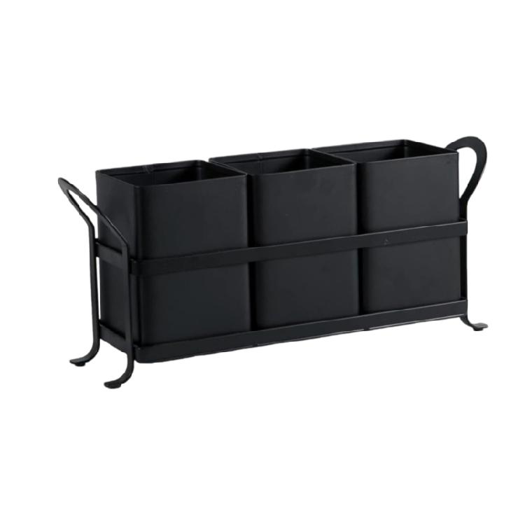

Rectangular Iron Tray Designed For Storing Spoons Forks Everyday Use Items 1