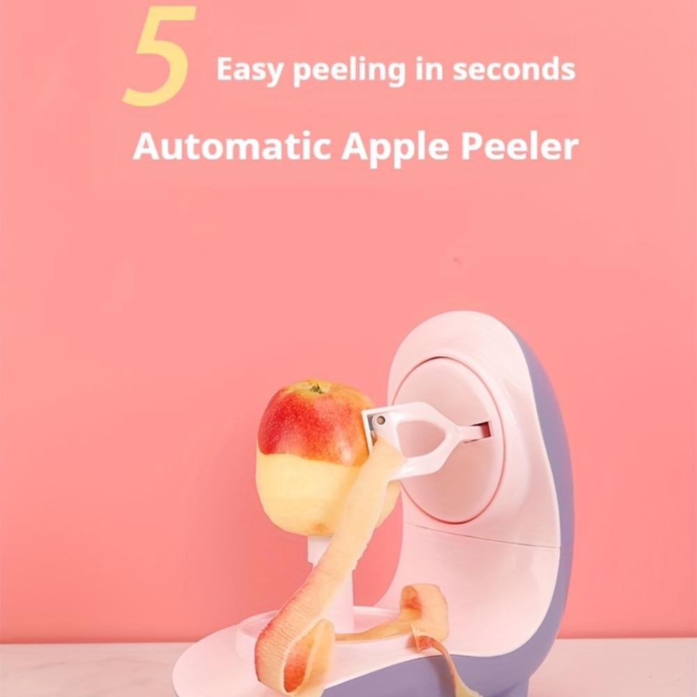 Automatic Electric Fruit Peeler Machine with Quick, Easy Peeling, Durable ABS Construction, One-Touch Operation, Auto Shut Off