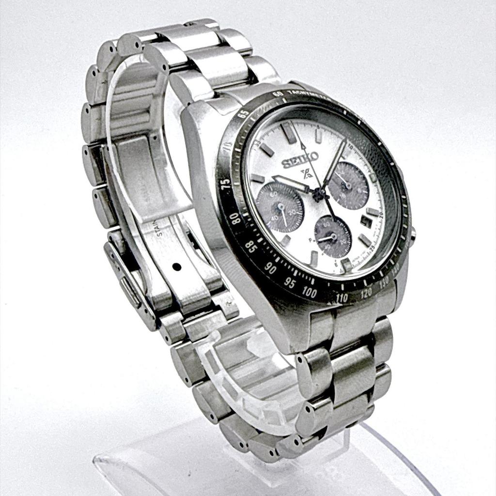Used B188 [Working/Excellent Condition] SEIKO PROSPEX SPEEDTIMER SBDL085 Seiko Prospex Speedtimer Solar Chronograph Panda Dial Men's Watch