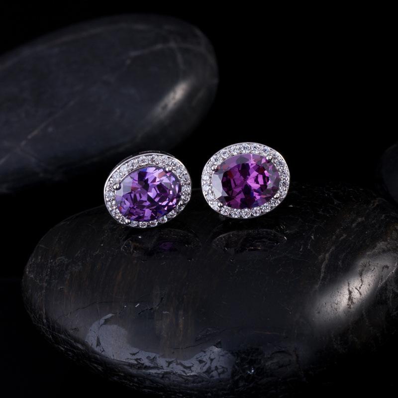 Micro Stud Earrings, Zircon Earrings, High-End Earrings, Diamond Stud Earrings.