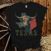 Vintage Texas Longhorn T-Shirt: Rustic Cowboy Pride Tee