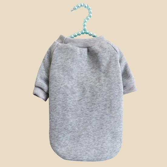 Yousheng Pet Sweater Round Neck Solid Color Thickening Cat Dog Knitwear Sweater for Autumn