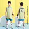 Children's basketball uniform set, for boys, elementary school students, competition training, summer boys, girls, summer printing