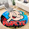 1pc Popeye Office Round Area Rug, Under Office Chairs Bedroom Living Room Home Decor, Room Deco