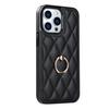 Luxury Leather with Ring Holder Soft Case for iPhone 15 14 13 11 Pro Max 12 Mini XS XR X 8 7 6 6S Plus 14Pro 13Pro Shockproof Cover
