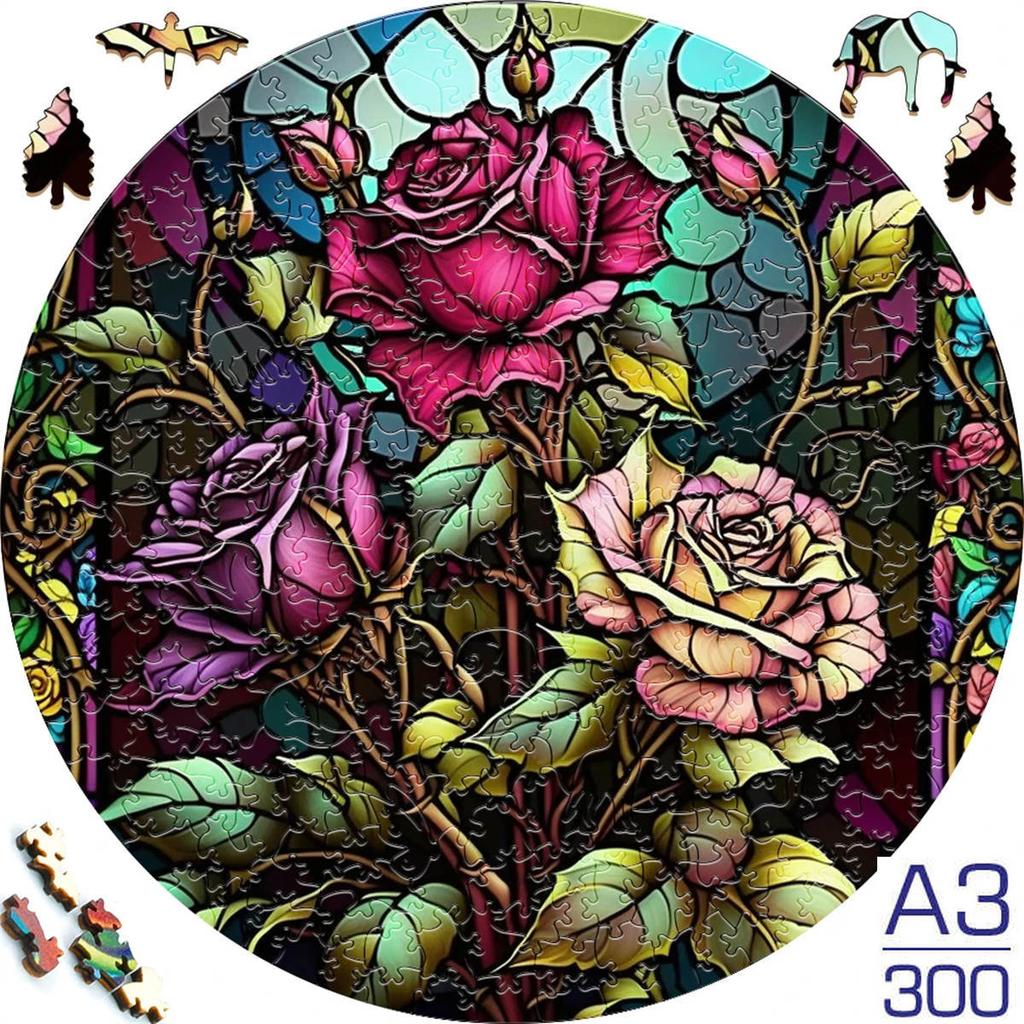 Non-Toxic Moon A3/A4/A5 Size Wood Jigsaw Puzzle With For Adults Children Not Common Shape A Gifts For Parent-Child Games And Family Fu