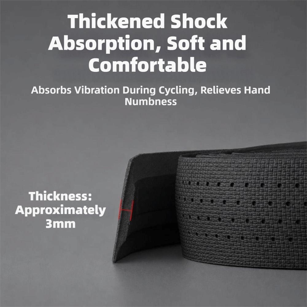 2pcs Anti Slip Bike Handlebar Tape Silicone + EVA Bike Handlebar Wrap  Cycling Grip Improvement