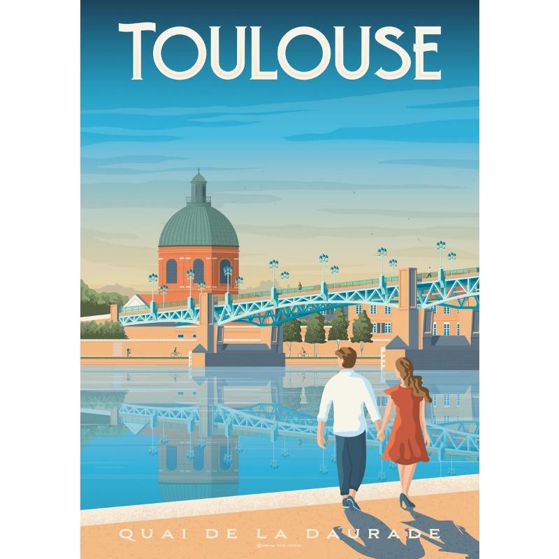 Colored Europe Travel City Landscape Canvas Painting France Nice Paris Monaco Nantes Poster Nordic Wall Art Pictures Home Decor