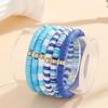 Boho Jewelry Friendship Bracelets Soft Ceramic Beaded Bracelet Retro Bangles  for Women Gift