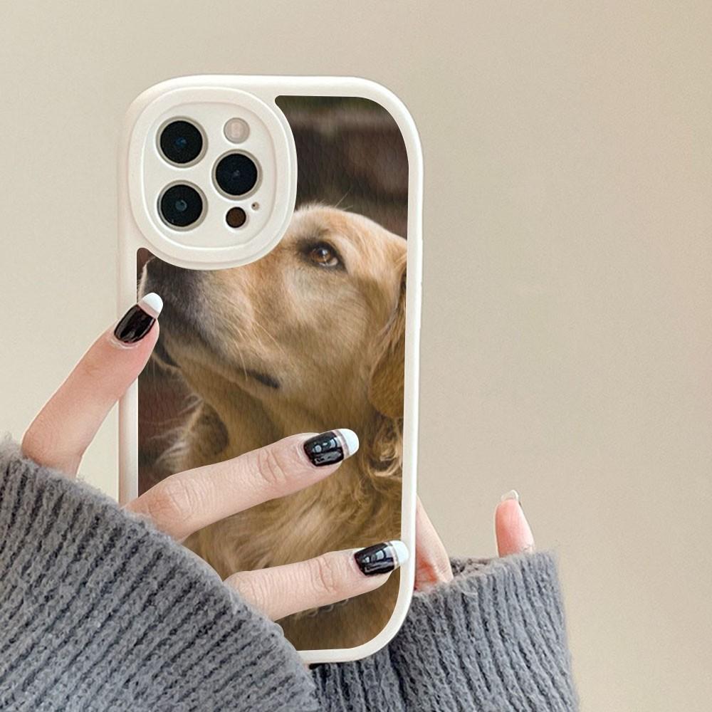 Schattige Labrador Hond Telefoonhoesje Hard Leer Voor iPhone 14 13 12 Mini 11 14 Pro Max Xs X Xr 7 8 Plus Fundas