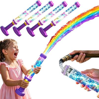 Firework Spray Glowing Rainbow LED Magic Water Blaster for Summer Pool Backyard Beach Birthday Party Outdoor Game