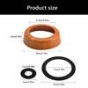 Bomba Tipo 75 Taza de Cuero y Anillos de Sellado Pieza de Repuesto Resistente Taza de Pistón con Anillos de Sellado juego para Bombas de Agua Manuales