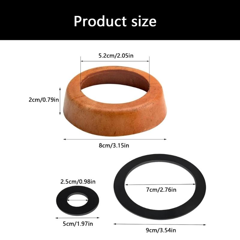 Bomba Tipo 75 Taza de Cuero y Anillos de Sellado Pieza de Repuesto Resistente Taza de Pistón con Anillos de Sellado juego para Bombas de Agua Manuales