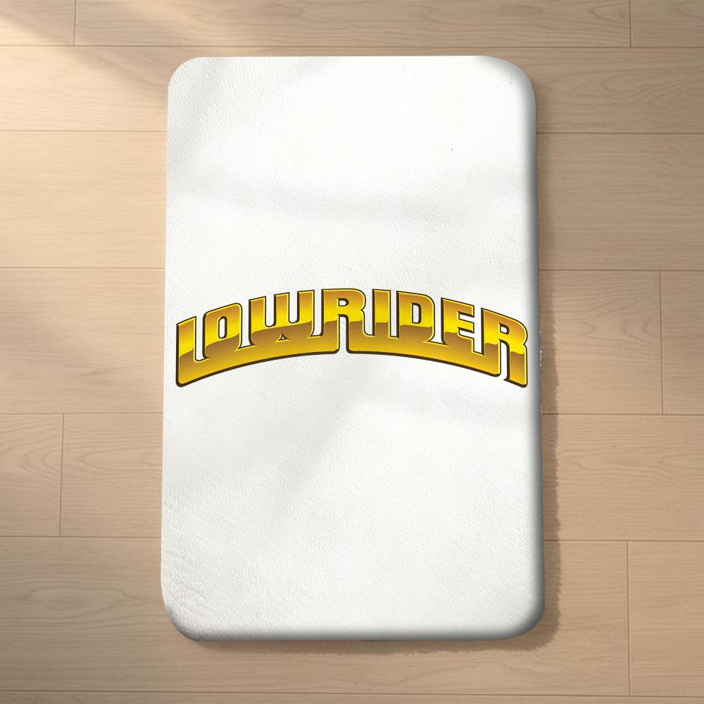 

Floor Mat Soft Thickened Non-Slip Door Mat for Living Room Home Decor Flannel Rugs L-Lowriders Racing fashion 40x60cm