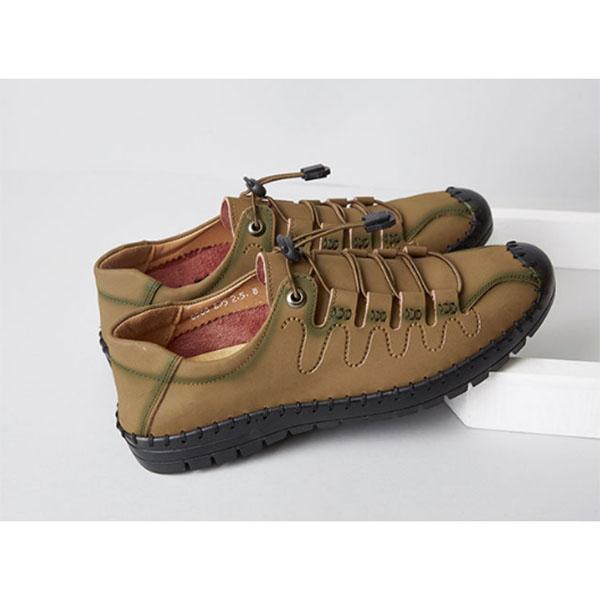 Pánské boty z hovězí kůže Prodyšné Protiskluzové Odolné proti opotřebení Řidičské boty Vysoce kvalitní Ručně šité Trendy Univerzální Sportovní boty na pedály