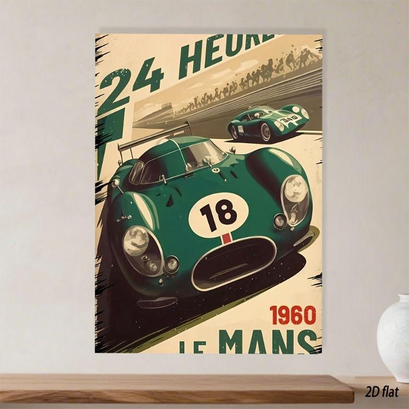 Automotive Metal Decorative Painting: Gifts for Car Lovers Garage Home Style