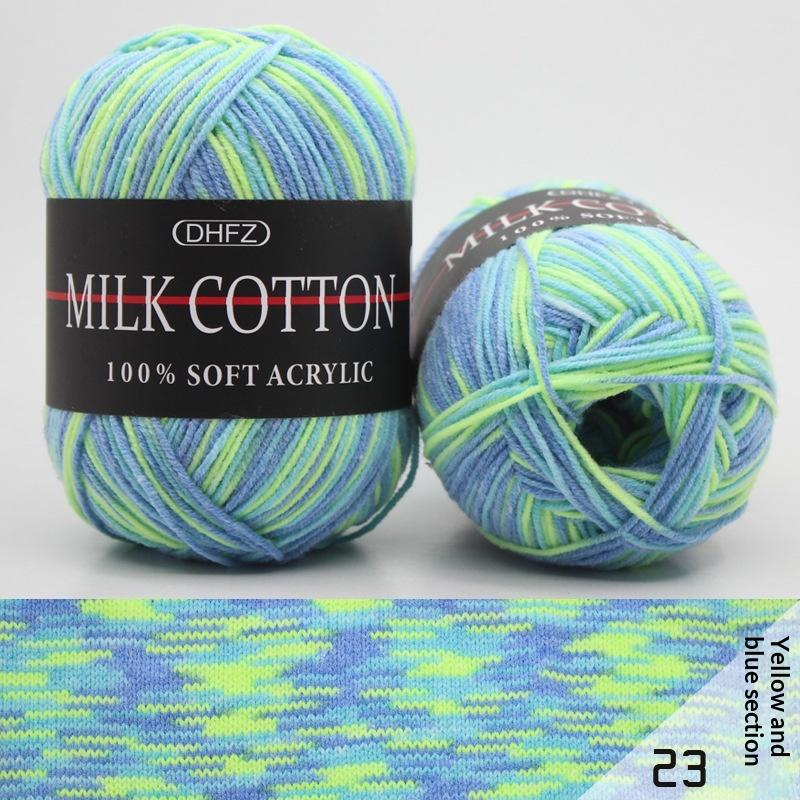 Milk Acrylic Yarn Crochet Yarn For Knitting Wool Yarn Hand Knitted Yarn To Knit Blanket Crocheted Thread