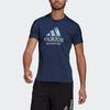 Adidas RFO GPX Tee Performance Running Short Sleeve Men Tops Navy-Blue GJ6457