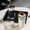 JUSTINLAU 17oz Coffee Cup Stainless Steel Double-layer Vacuum Thermos Insulated Coffee Bottles Keep Hot and Cold Portable Travel