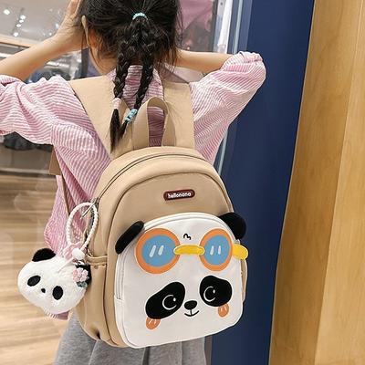 Schoolbag Kindergarten School Bag Children Boys and Girls Boys Go Out Small Backpack New Lightweight Panda Girl Baby Backpack