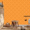 Geometric gold rhombus wallpaper, gold background 50x1000