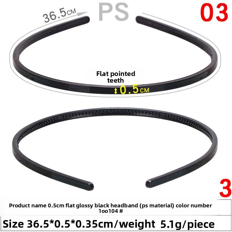 

Черный пластиковый ободок для волосТвист-стерженьОбодок в национальном стилеОбодок для волос для начальной школы 100104#(1pc)