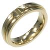 TIFFANY&Co. T Narrow Ring K18 Yellow Gold #4.9(US Size) 7g Women Used