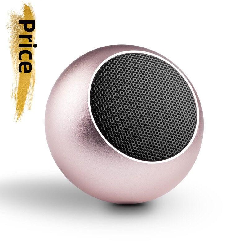 Metal Card-Insertable Bluetooth Mini Speaker with Subwoofer