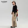 Pantalons cargo style américain rétro pour filles