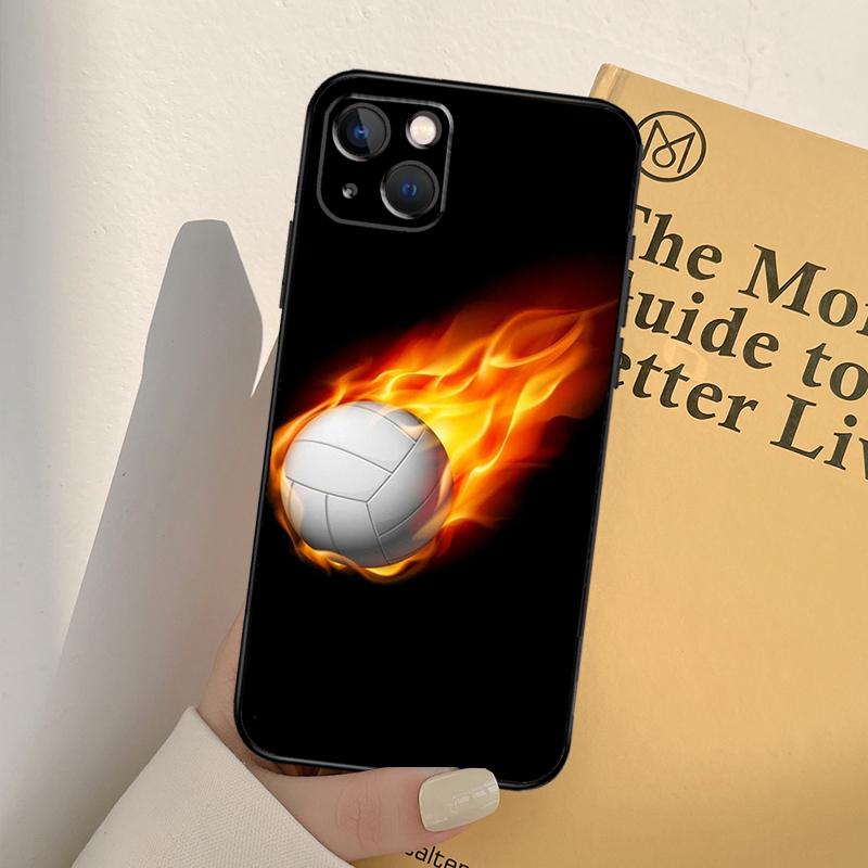 Volleyball Sport Phone Case For iPhone 17 16 15 14 11 12 13 Pro Max mini XR 16e 15 16 Plus 17 Air Full Cover