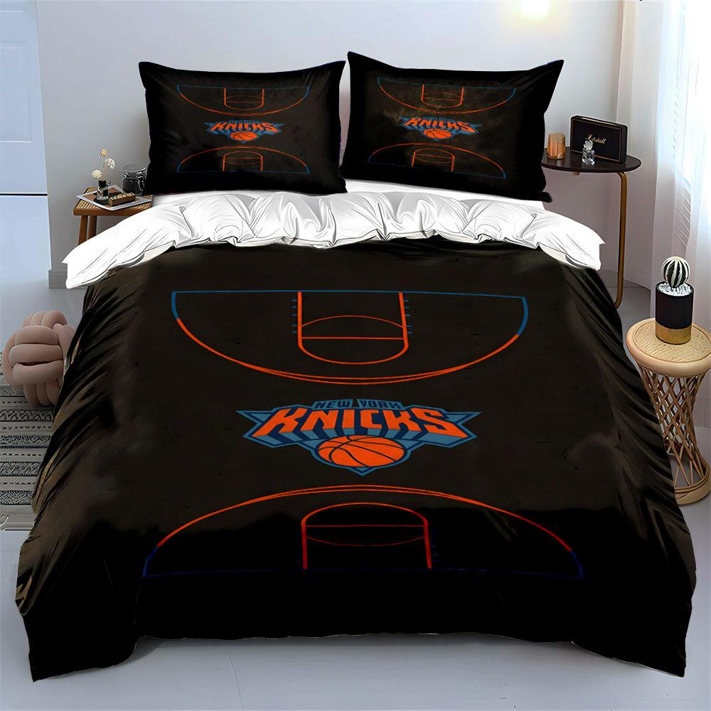 Campo da basket e logo. Set lenzuola Set copripiumino Copripiumini Federe(1*Copripiumino 2*Federe senza imbottitura piumone)