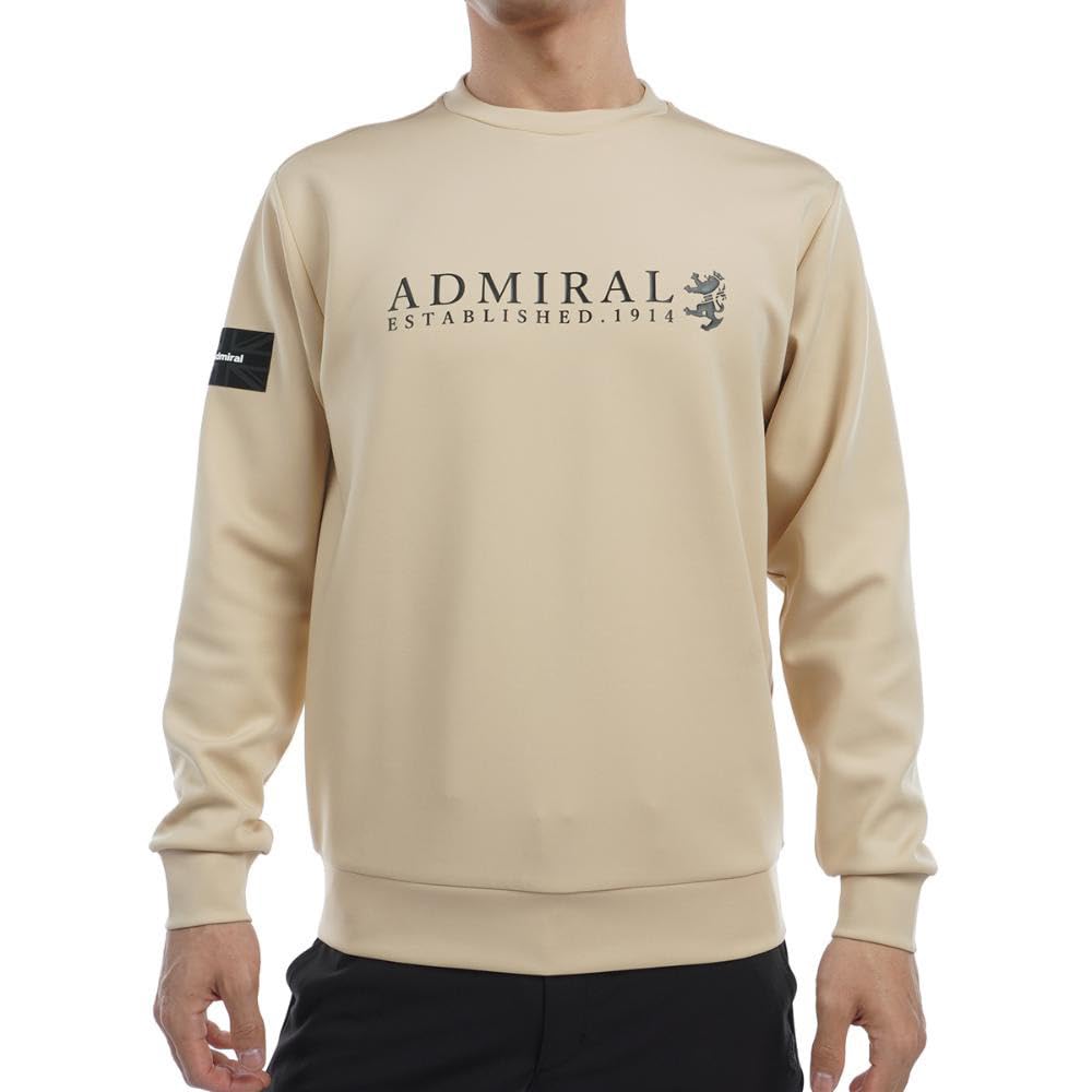 

Admiral Golf ADMA470 Men s Cardboard Rampant Logo Sweatshirt, Beige