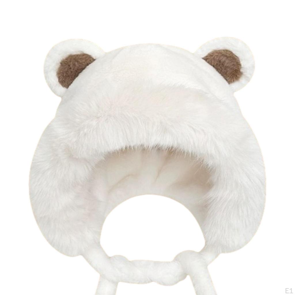 Winter Hat Warm Ear Flaps Cute Lei Feng Trapper for Hiking Motorcycle