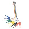 1 Pcs 25cm 10 Needle Hook Clamp Kit 5 Color Logic Analyzer Cable Clamp Probe Connecting Testing Instrument Parts