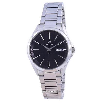 Black Dial Stainless Steel Quartz 40212 STN 103 Womens Watch