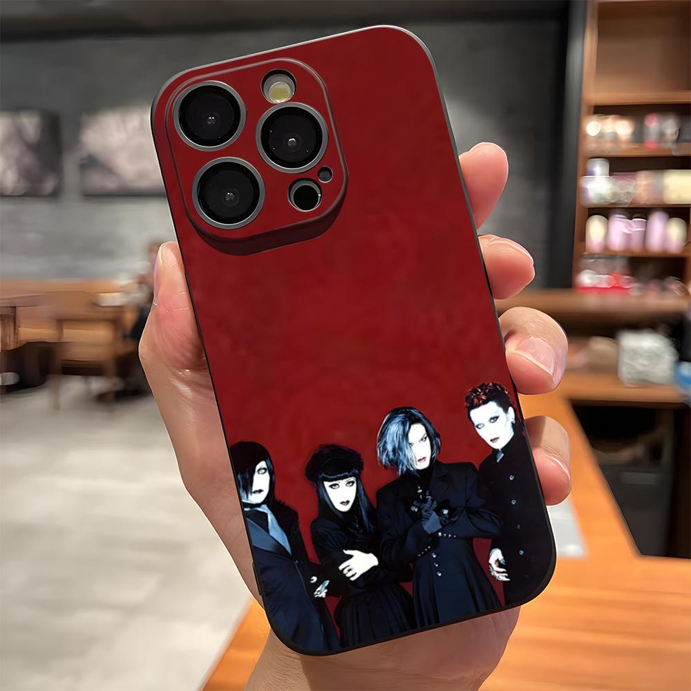 

M-Malice Mizer Rock Band Phone Case For IPhone 17 Pro Max 15 Pro 16 14 Plus 12 13 Mini 11 Pro Shockproof Soft Cover iPhone15 Pro