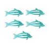 5Pcs Colorful Glitter Dolphin Bb Hair Side Clips Barrettes For Girls Women Child Holiday Party Gift Hair Accessories Headwear